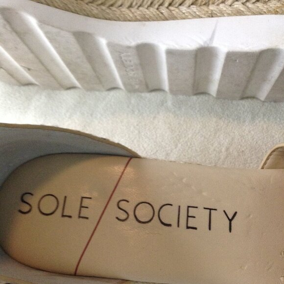 Sole Society "So-Verinna" 11M Leopard Print, Cowhide Espadrilles. Cute Hippie - Picture 5 of 5